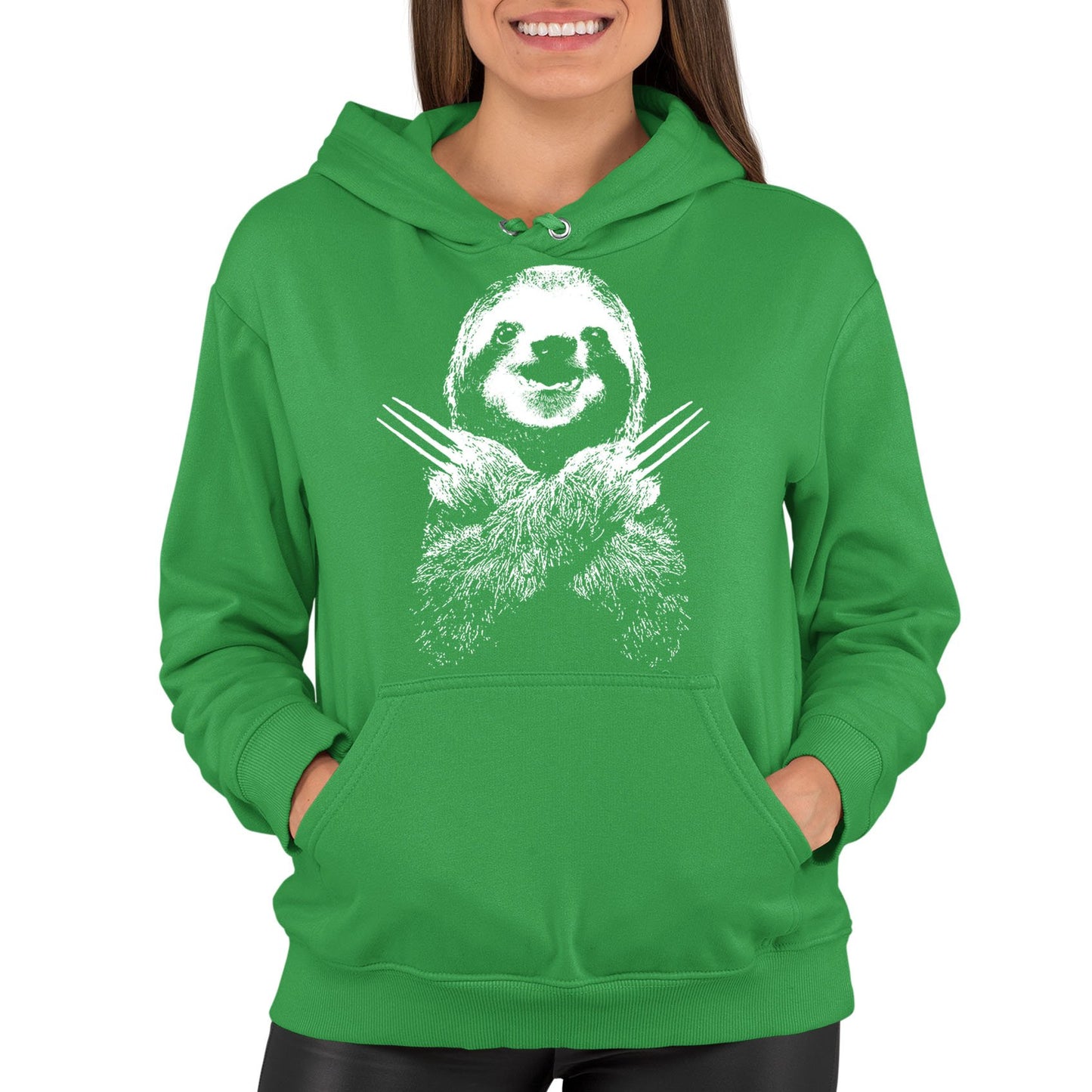 Wolversloth Womens Pullover Hoodie