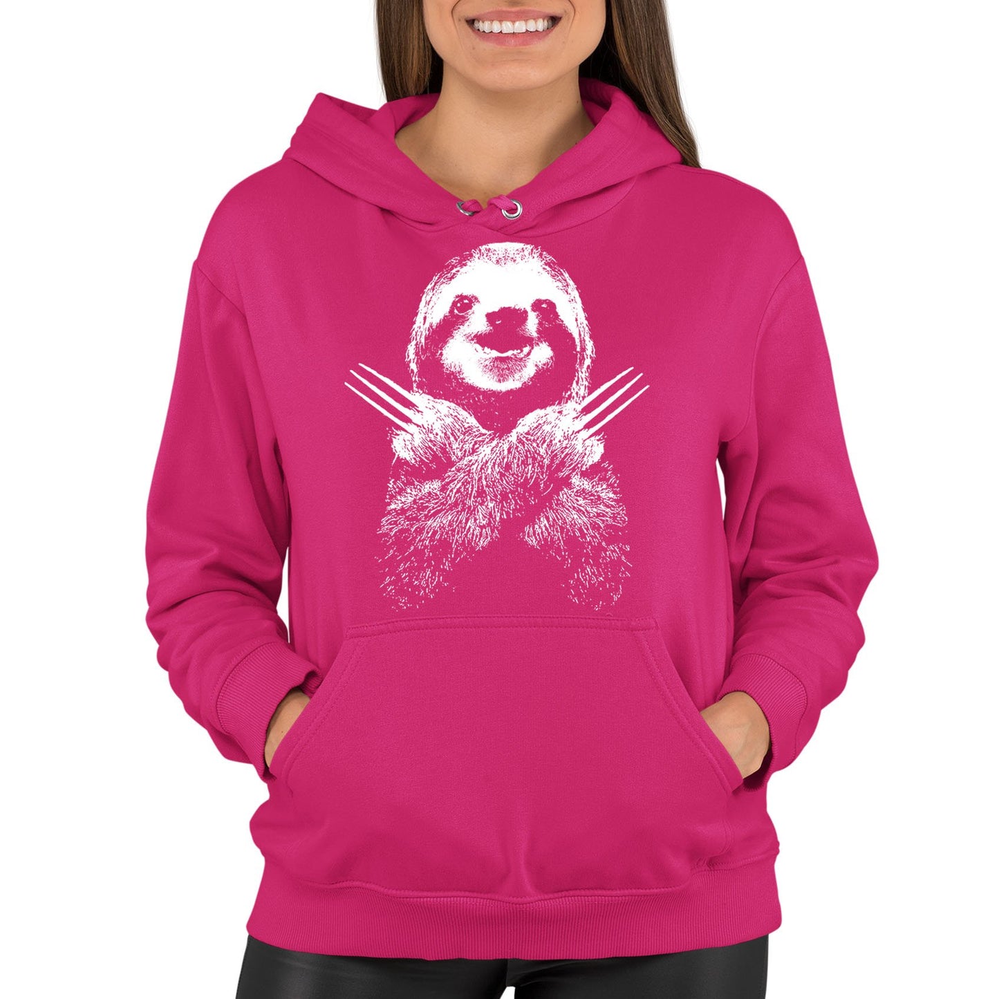 Wolversloth Womens Pullover Hoodie