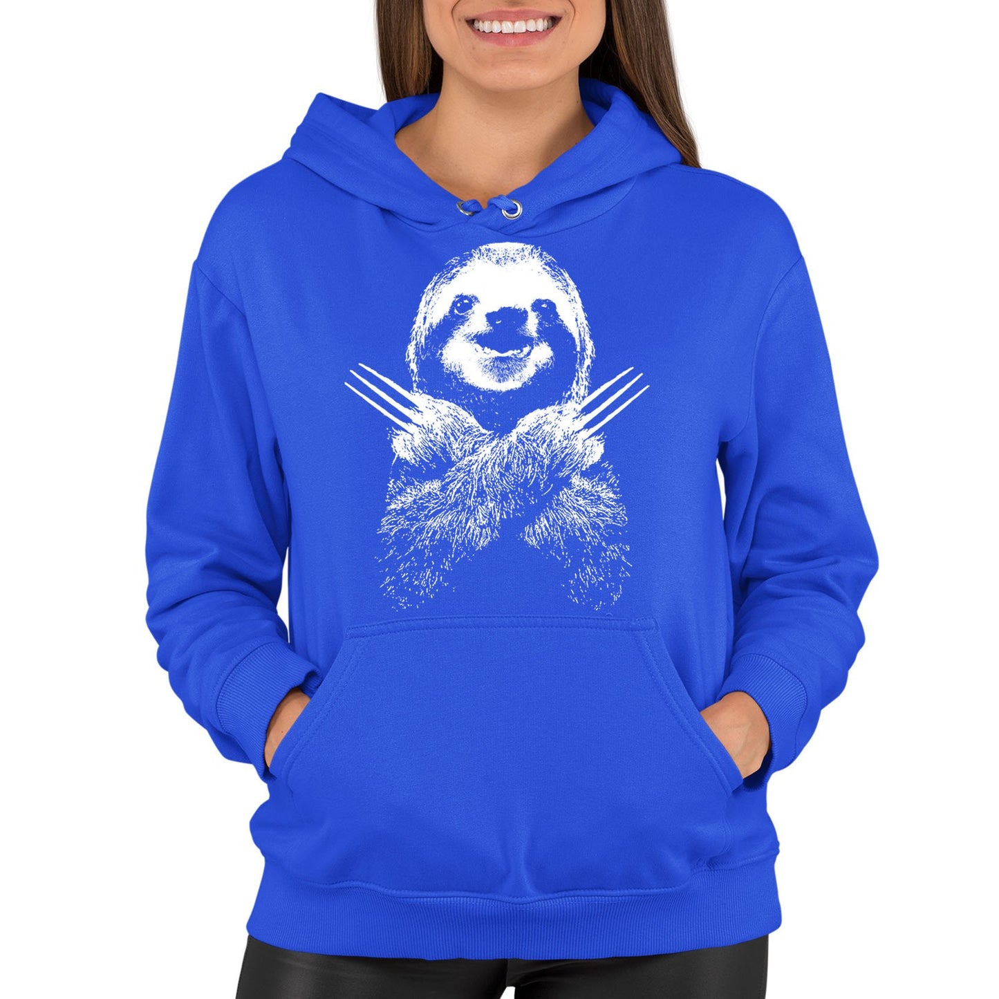 Wolversloth Womens Pullover Hoodie