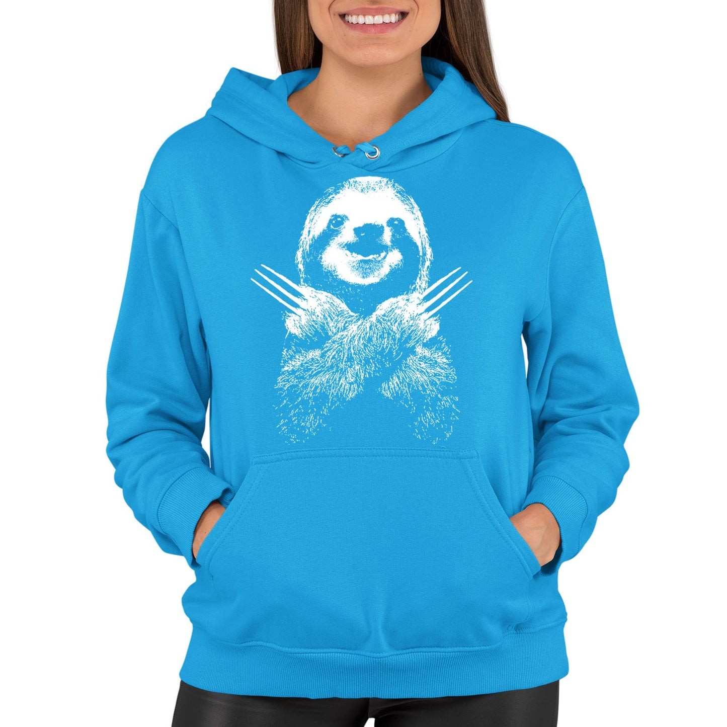 Wolversloth Womens Pullover Hoodie