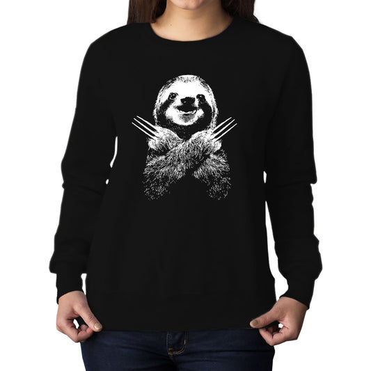 Wolversloth Womens Sweatshirt