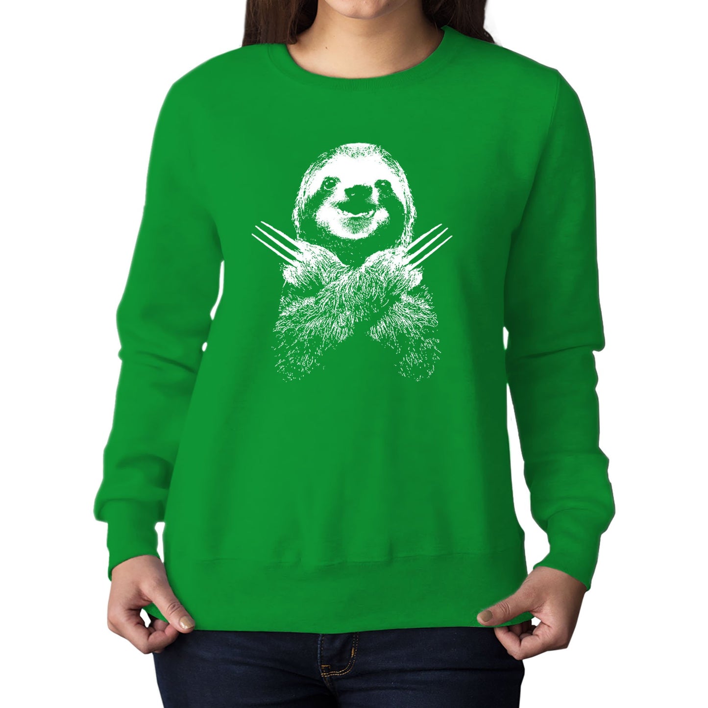 Wolversloth Womens Sweatshirt