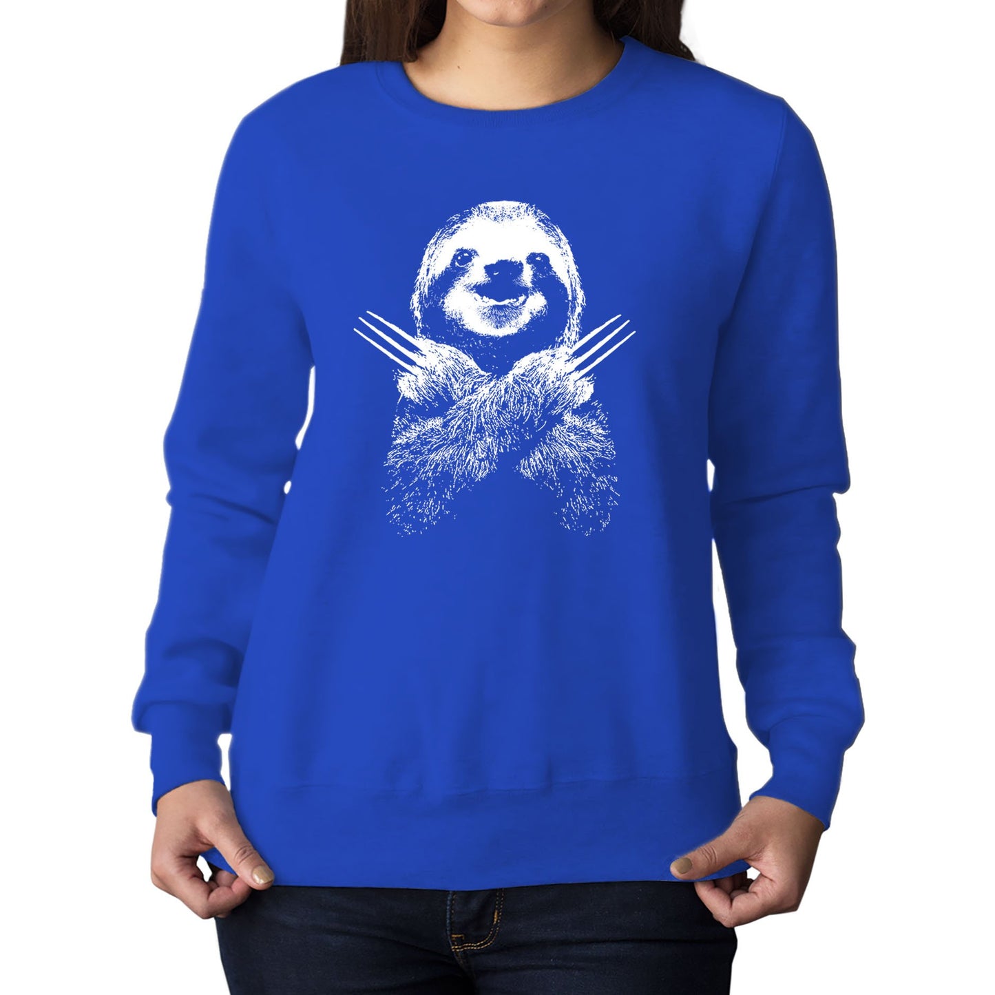 Wolversloth Womens Sweatshirt