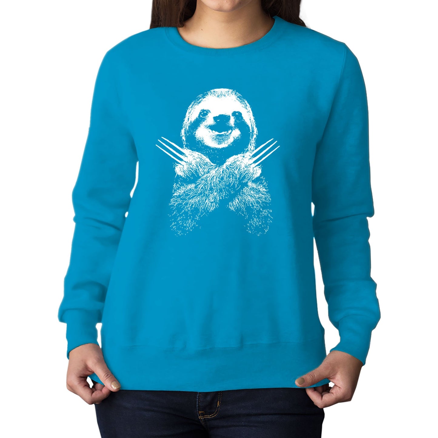 Wolversloth Womens Sweatshirt