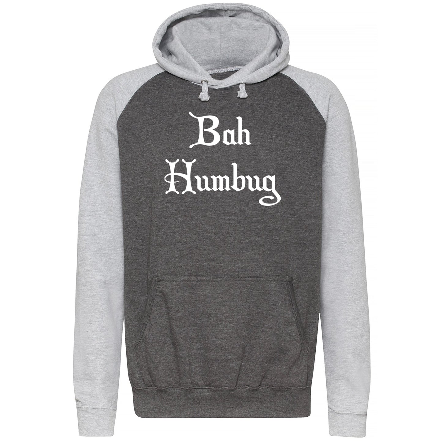 Bah Humbug Scrooge Christmas Baseball Hoodie