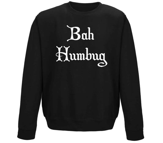 Bah Humbug Scrooge Christmas Childrens Sweatshirt