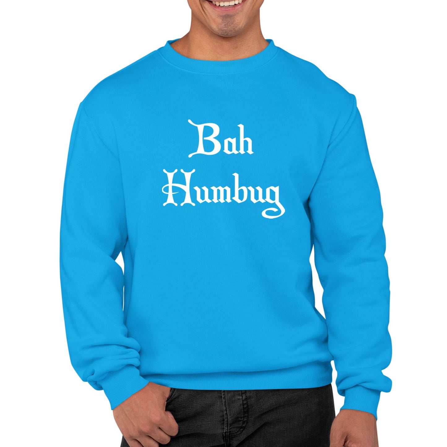 Bah Humbug Scrooge Christmas Mens Sweatshirt