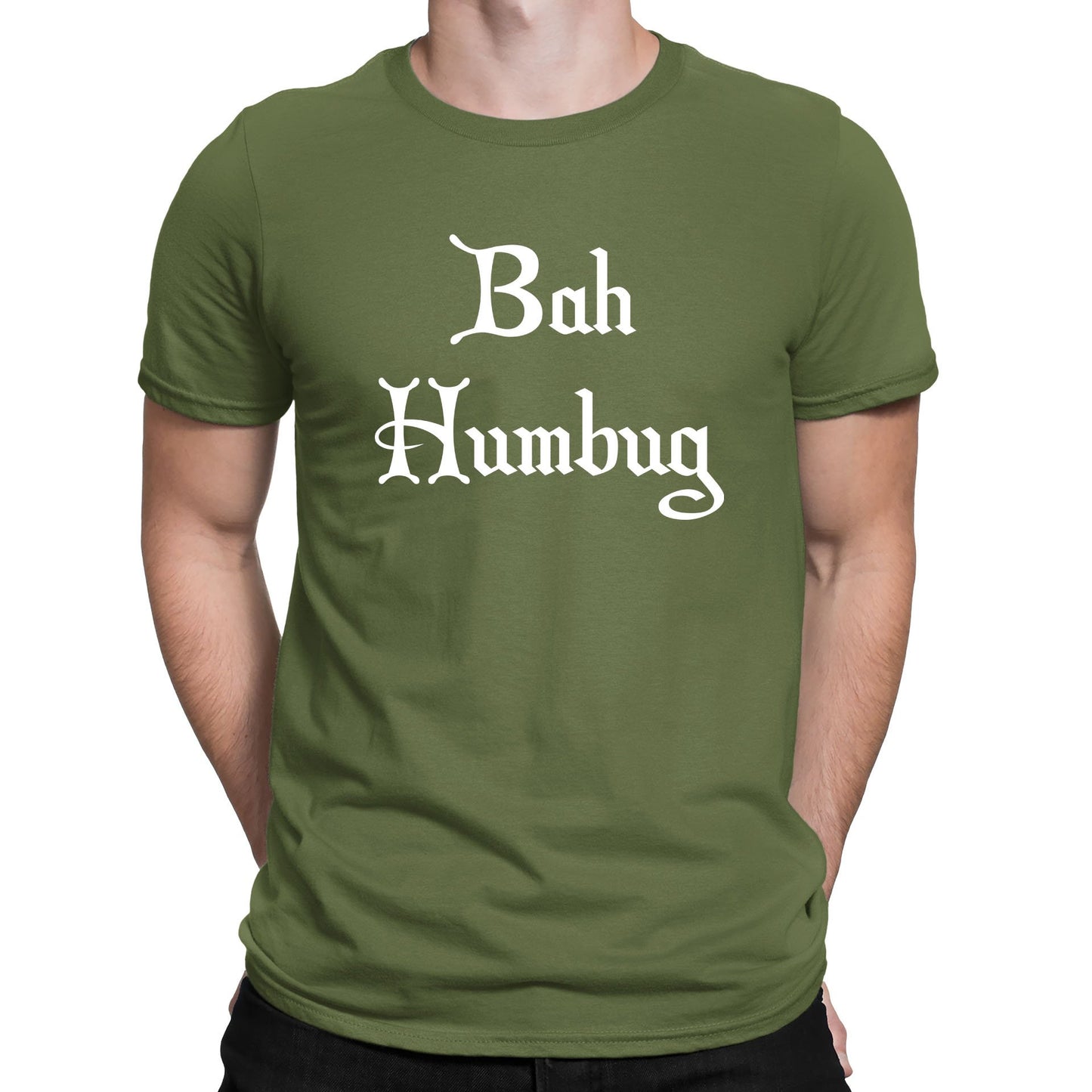 Bah Humbug Scrooge Christmas Mens T-shirt