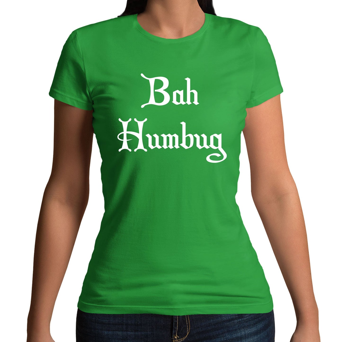 Bah Humbug Scrooge Christmas Womens T-shirt