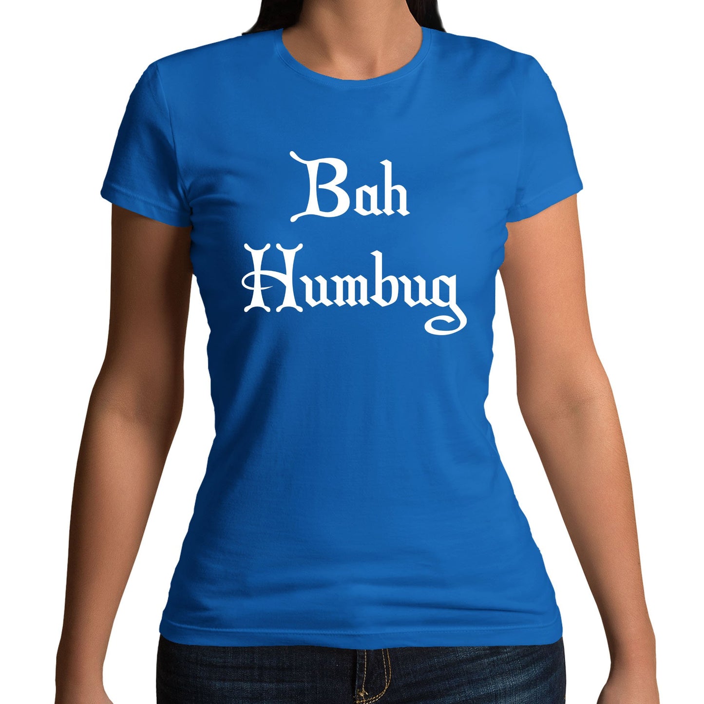 Bah Humbug Scrooge Christmas Womens T-shirt