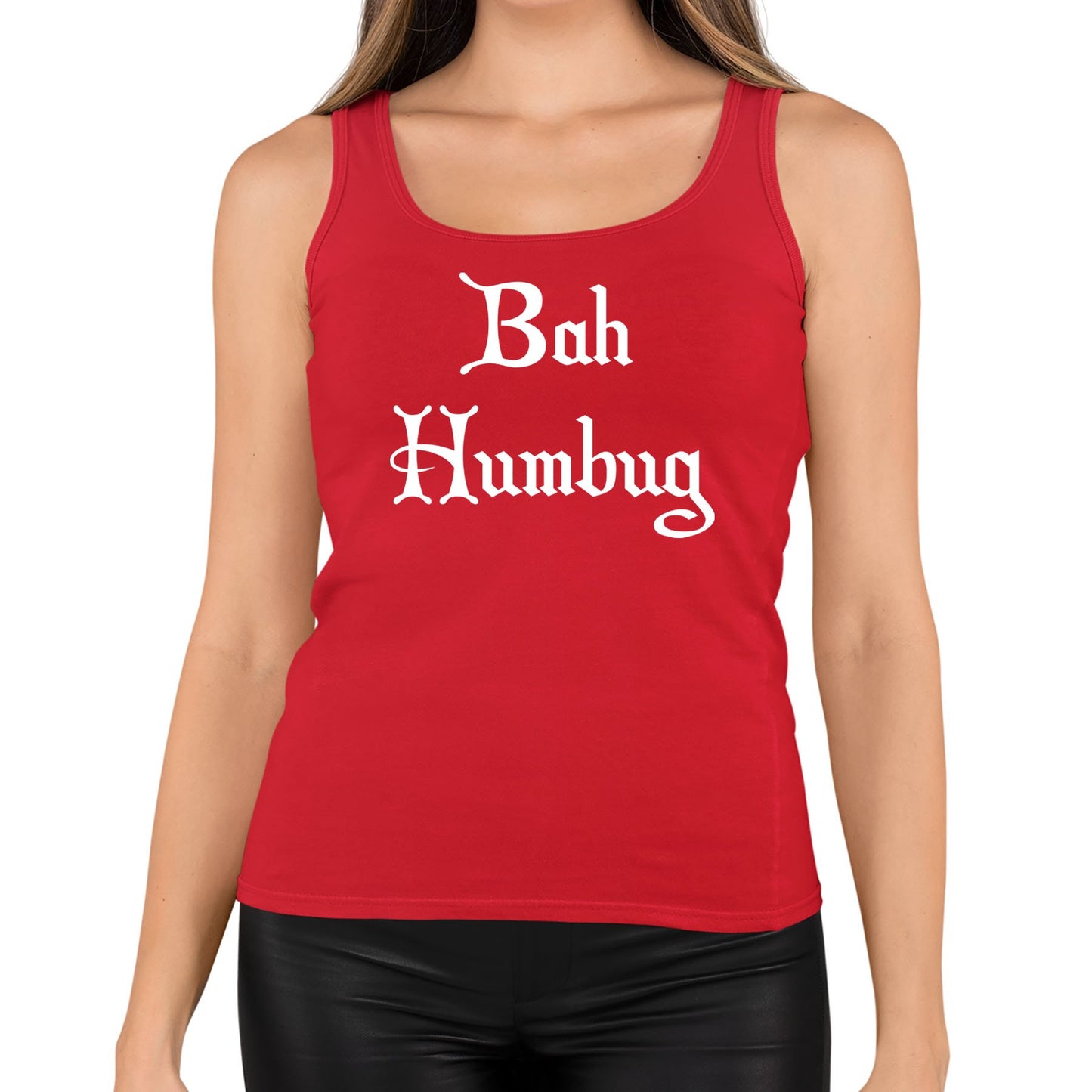 Bah Humbug Scrooge Christmas Womens Vest