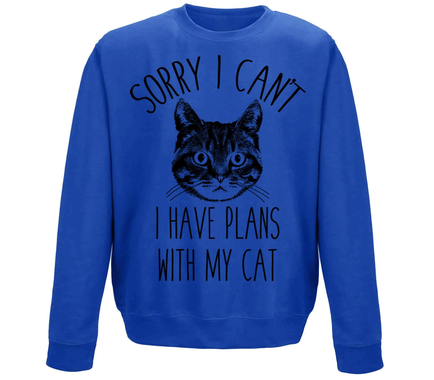 Cat Plans Childrens Sweatshirt