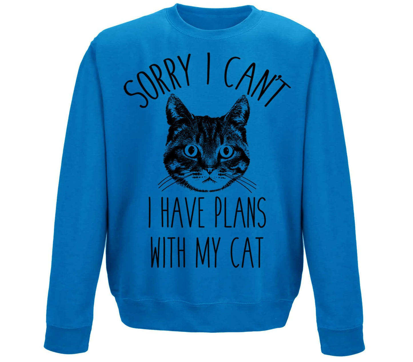 Cat Plans Childrens Sweatshirt