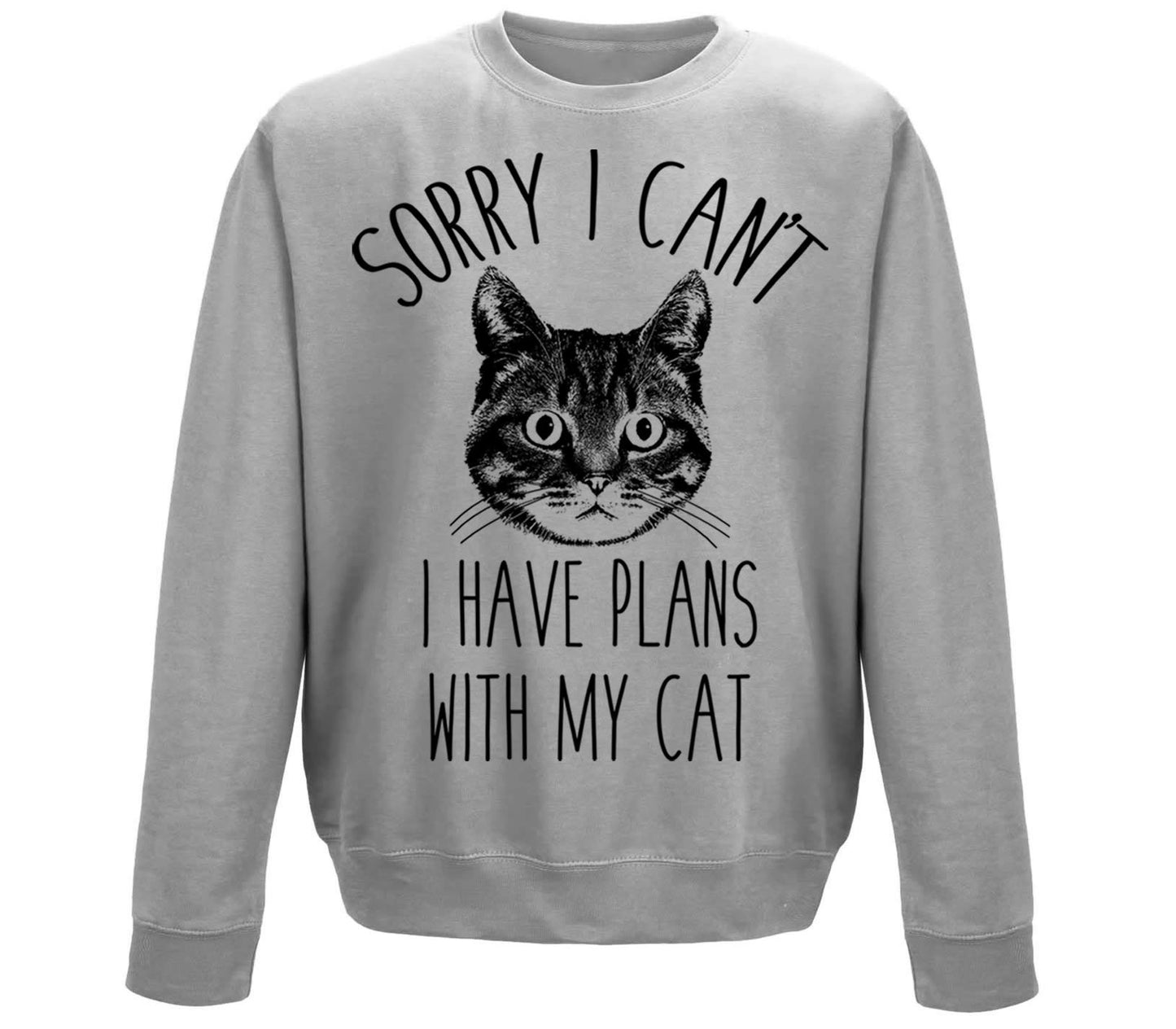 Cat Plans Childrens Sweatshirt