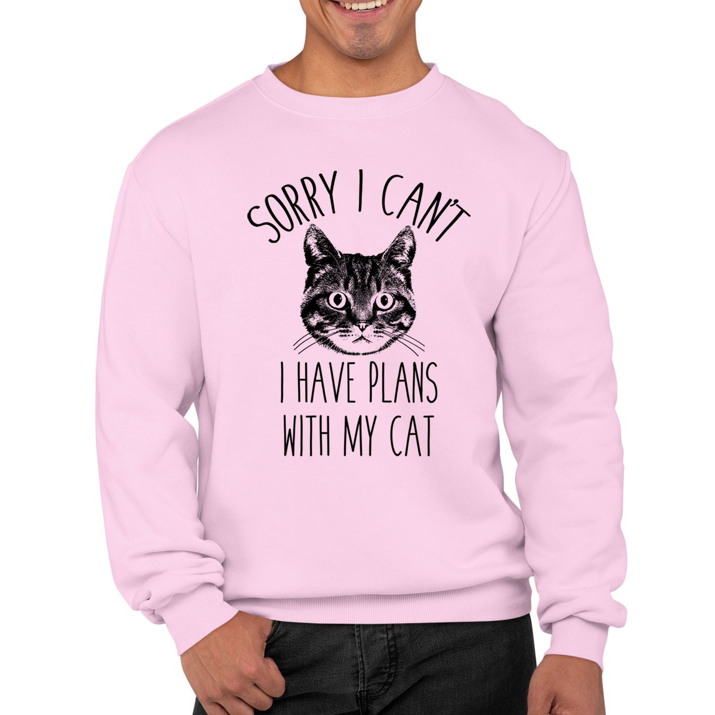 Cat Plans Mens Sweatshirt