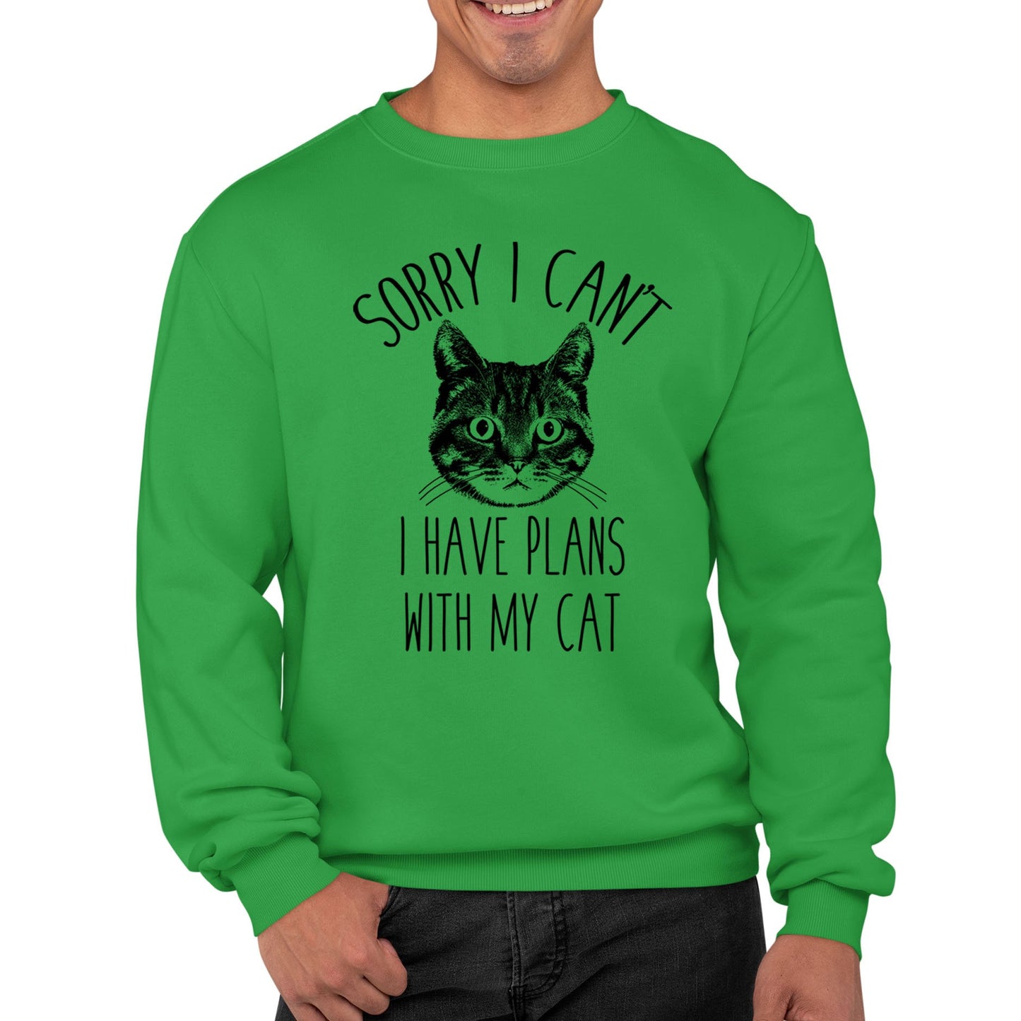 Cat Plans Mens Sweatshirt