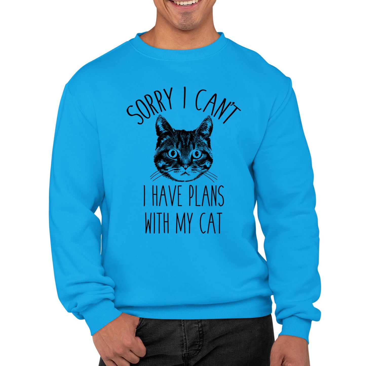 Cat Plans Mens Sweatshirt