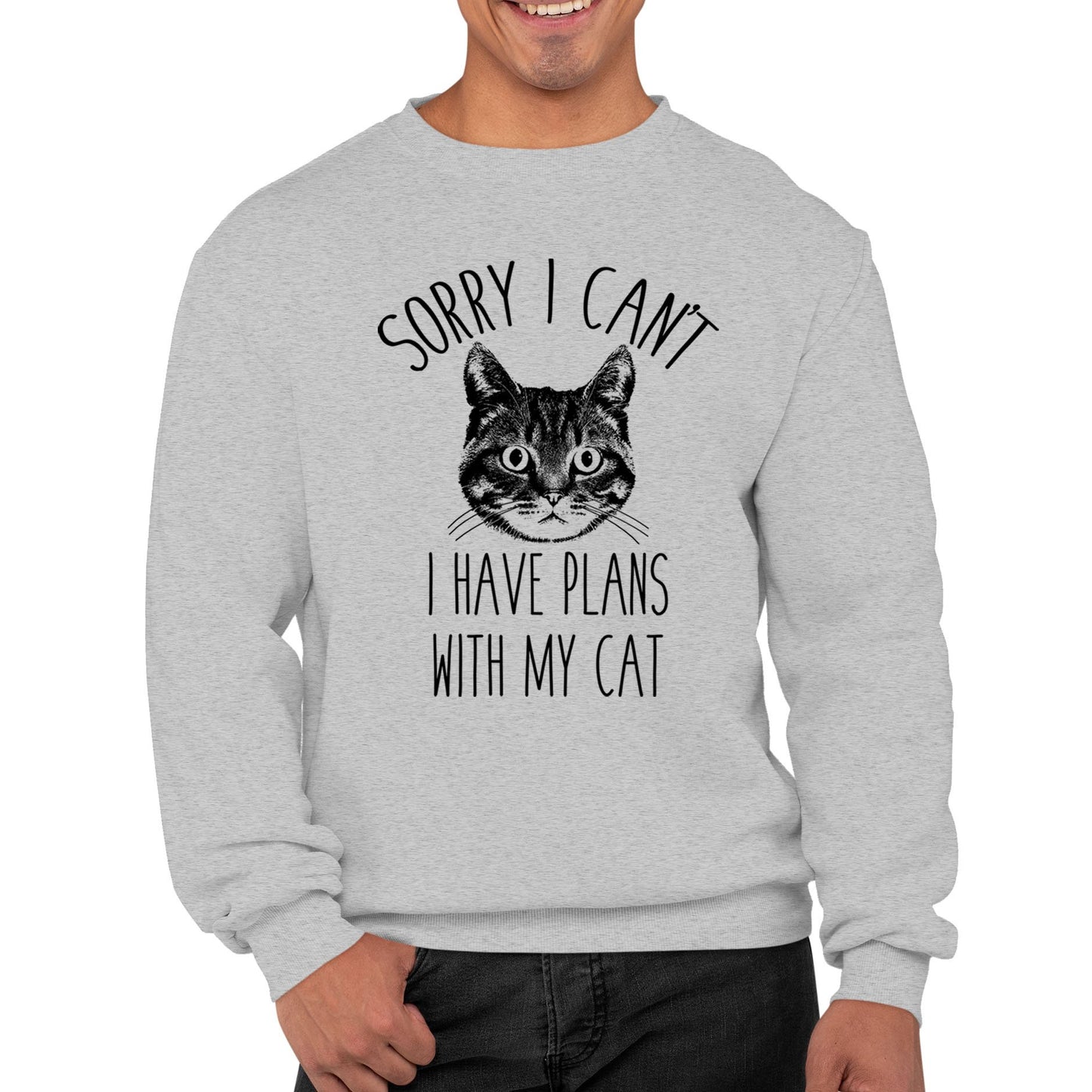 Cat Plans Mens Sweatshirt