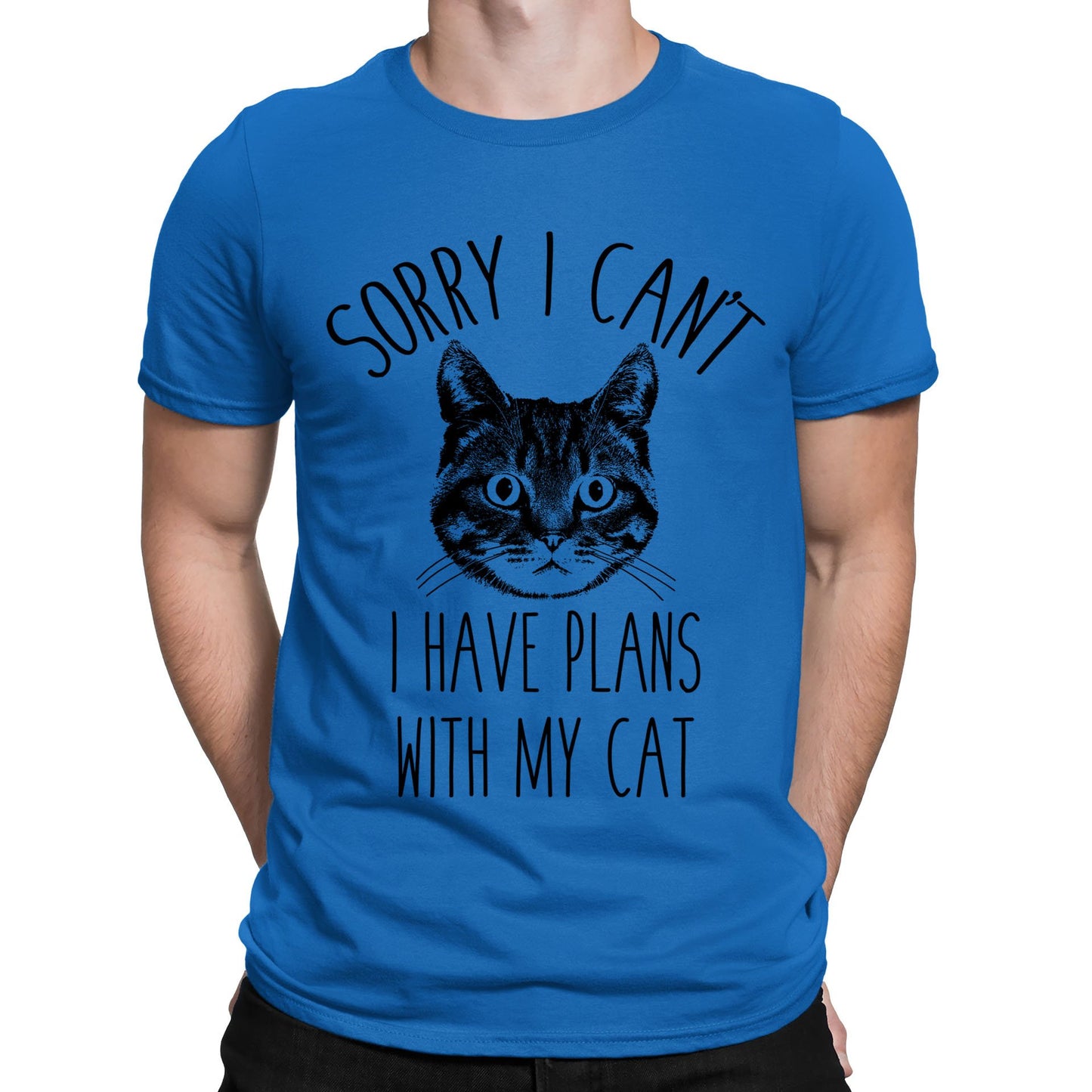 Cat Plans Mens T-shirt