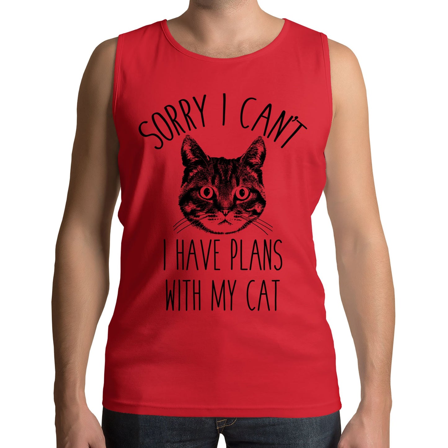 Cat Plans Mens Vest