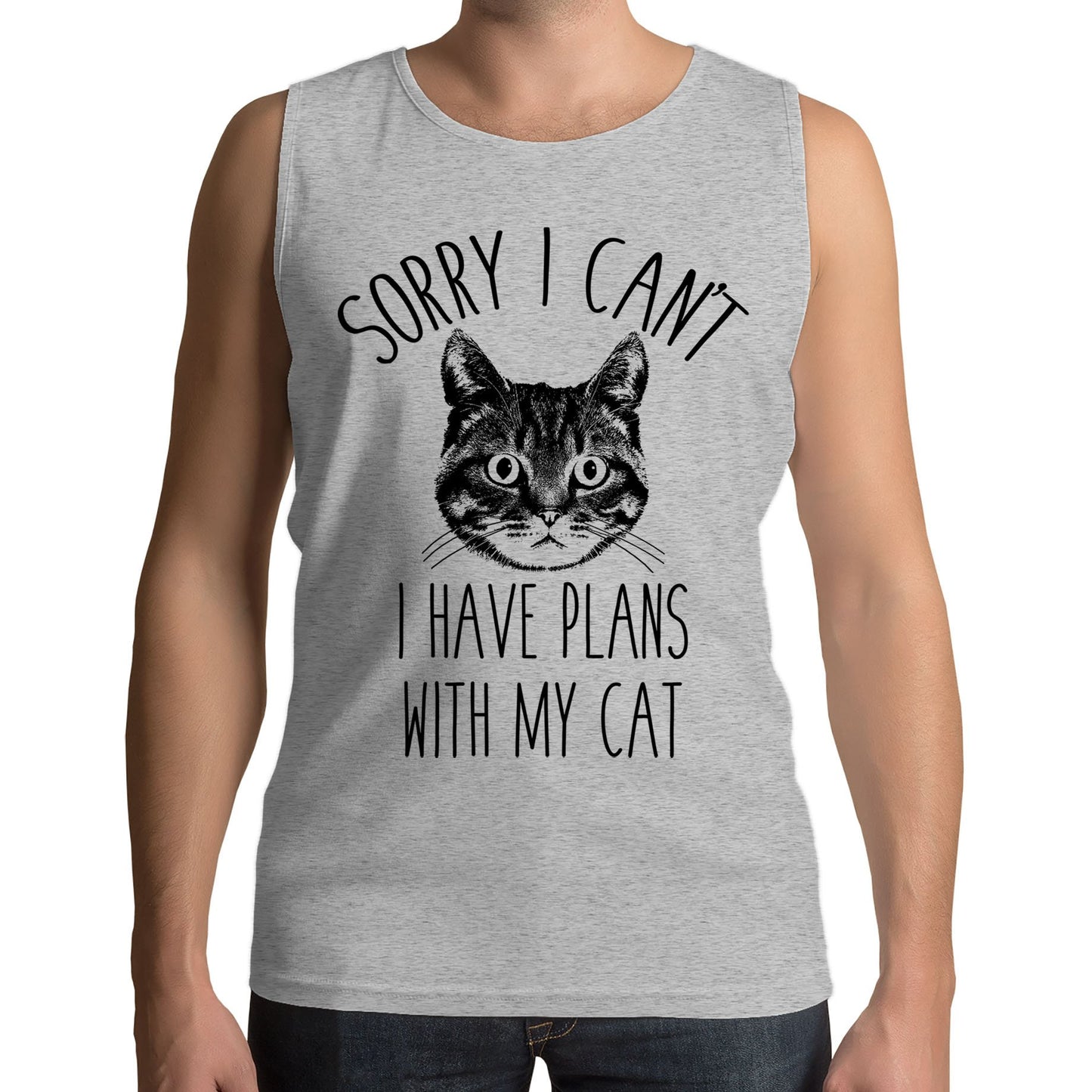 Cat Plans Mens Vest