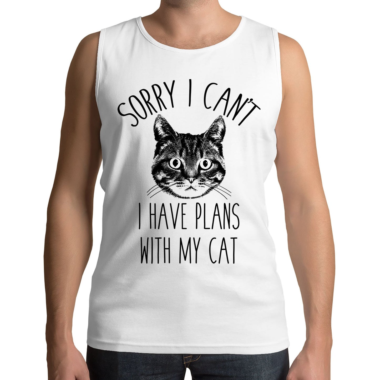 Cat Plans Mens Vest