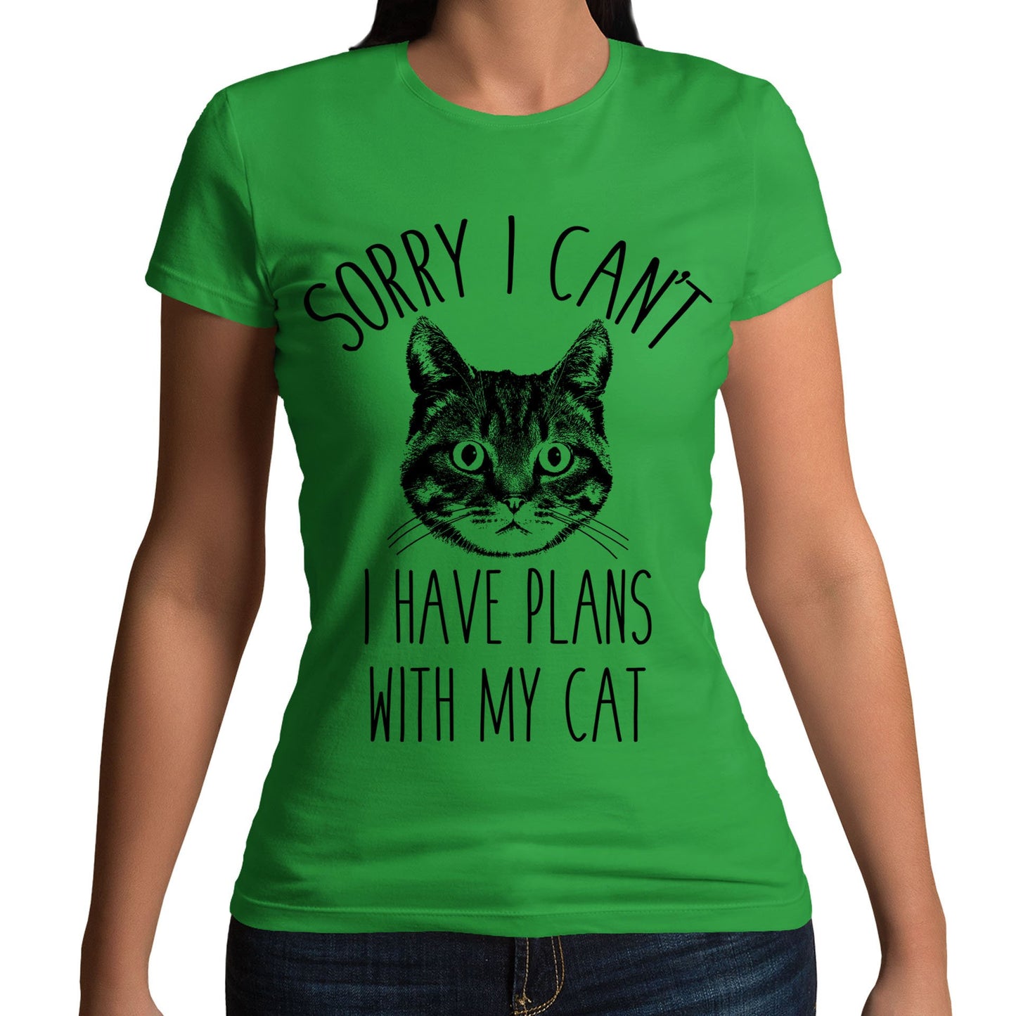 Cat Plans Womens T-shirt