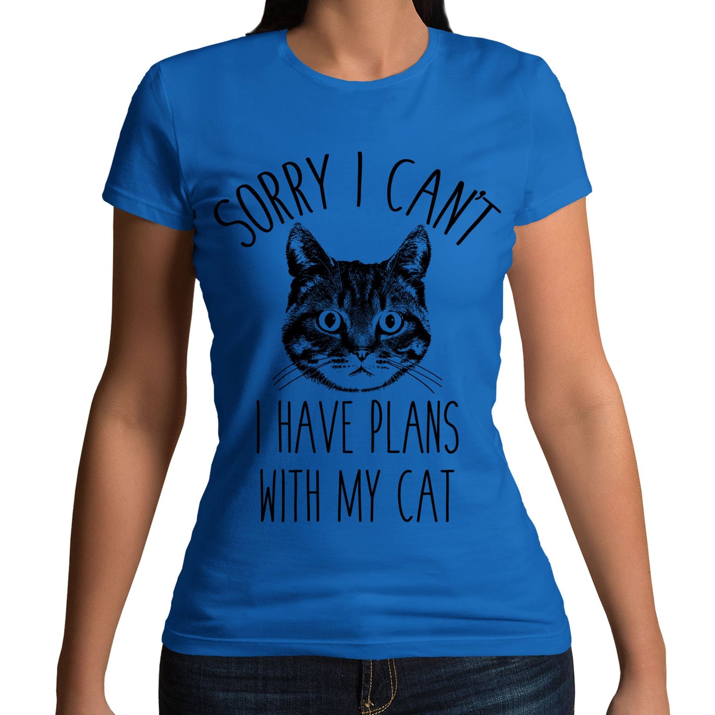 Cat Plans Womens T-shirt