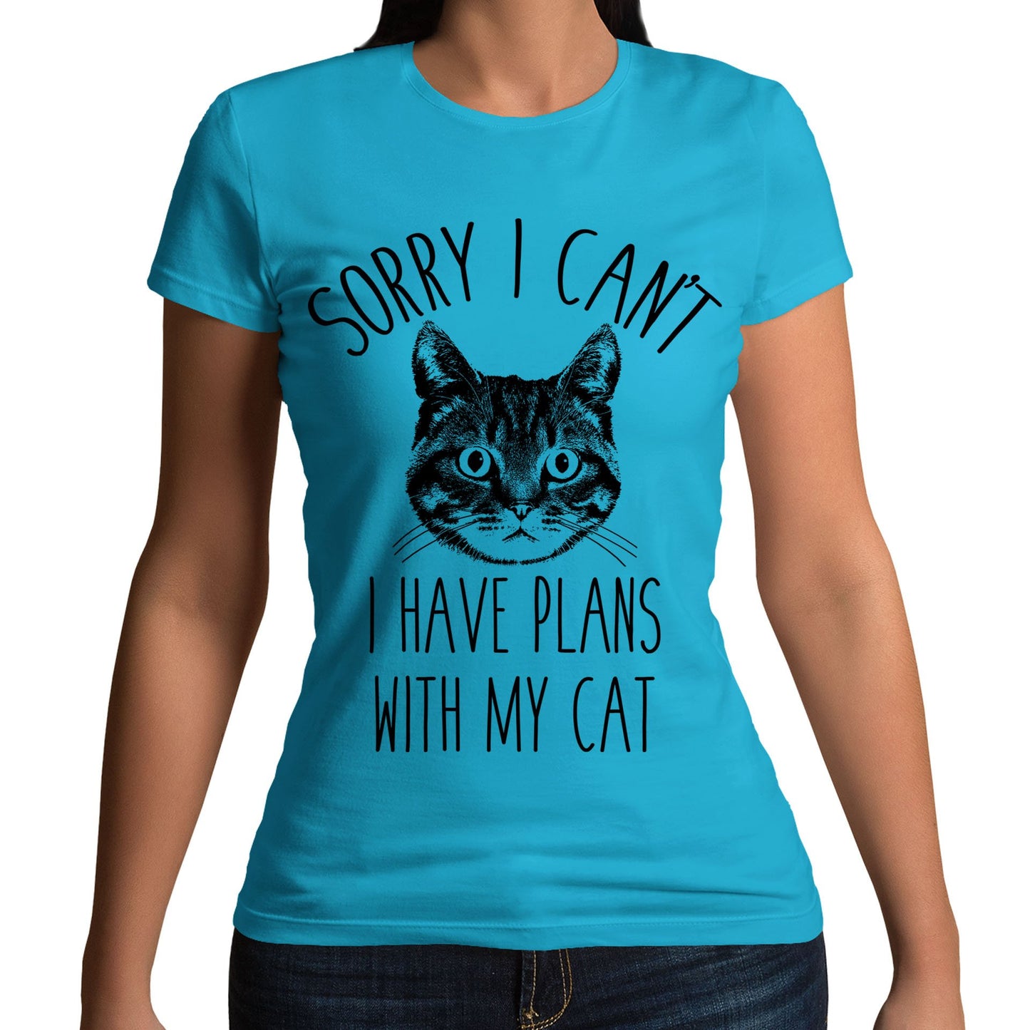 Cat Plans Womens T-shirt