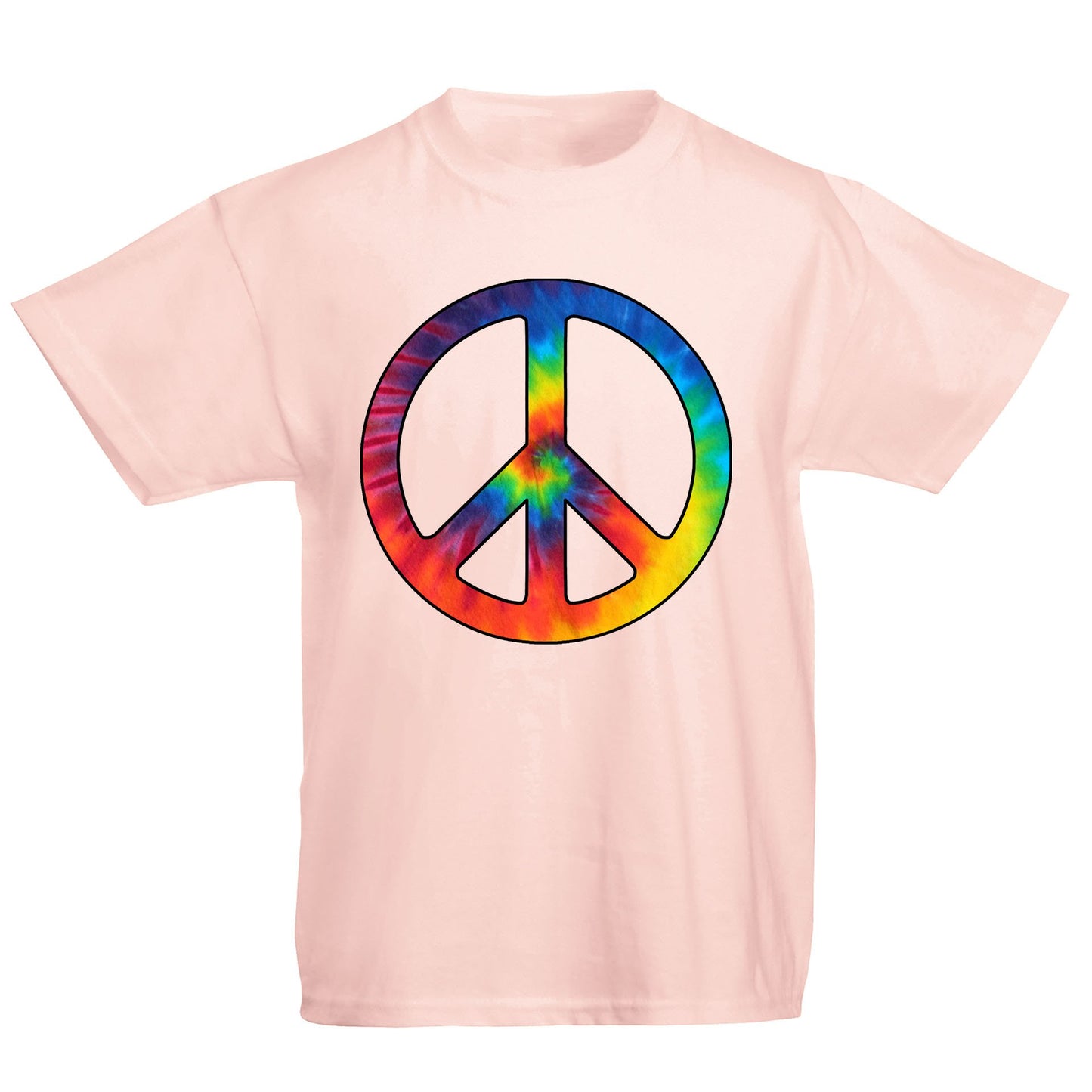 Tie Dye Peace Symbol Kids T-shirt