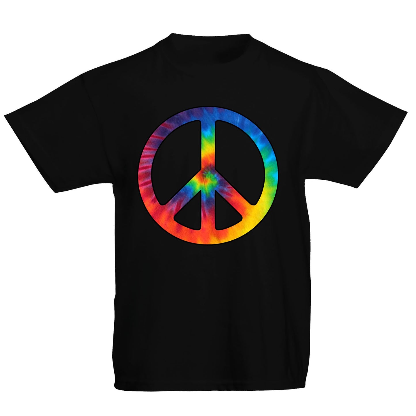 Tie Dye Peace Symbol Kids T-shirt