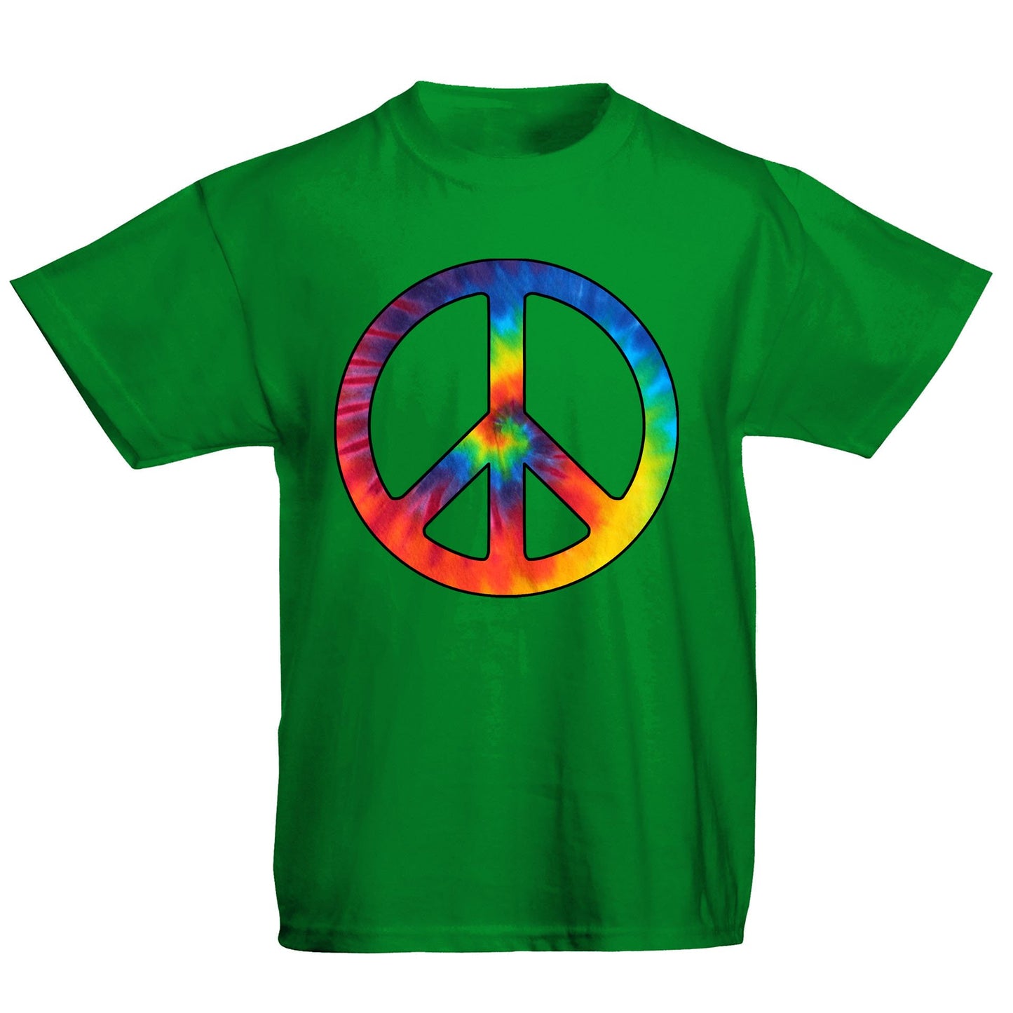 Tie Dye Peace Symbol Kids T-shirt