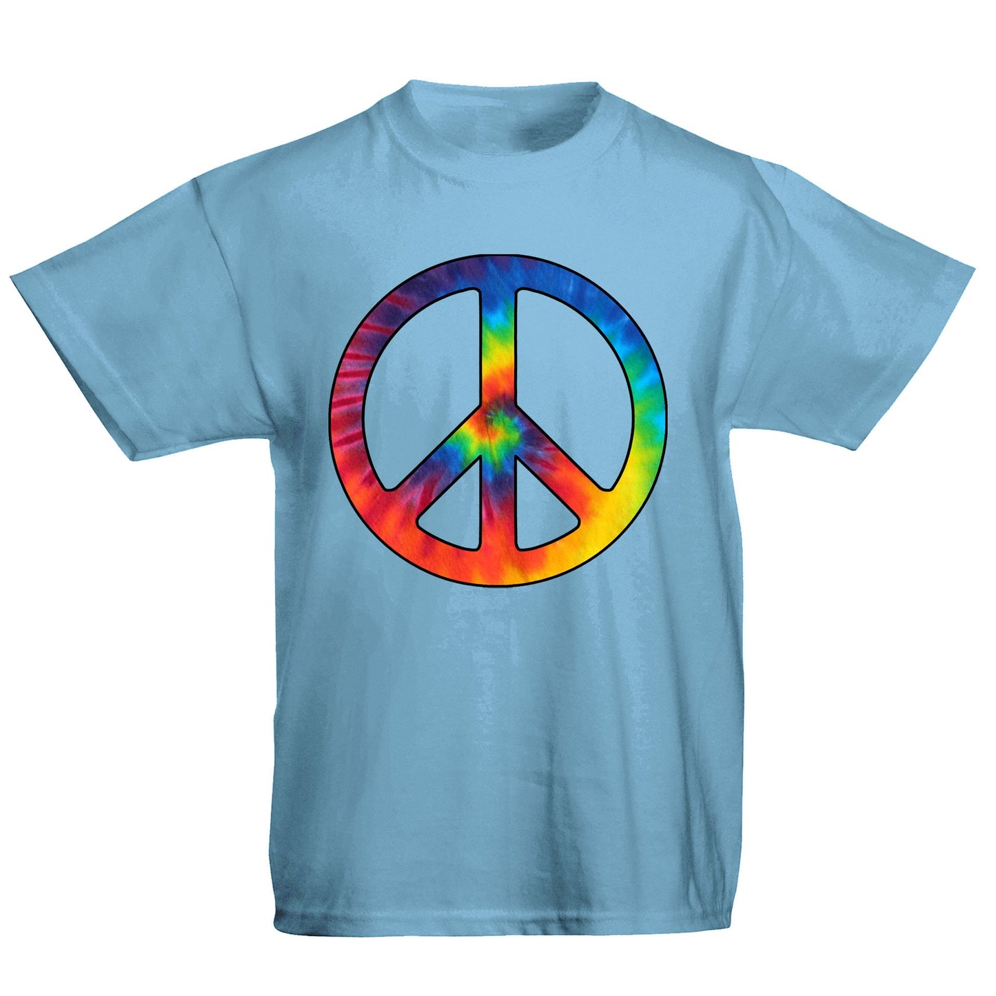 Tie Dye Peace Symbol Kids T-shirt