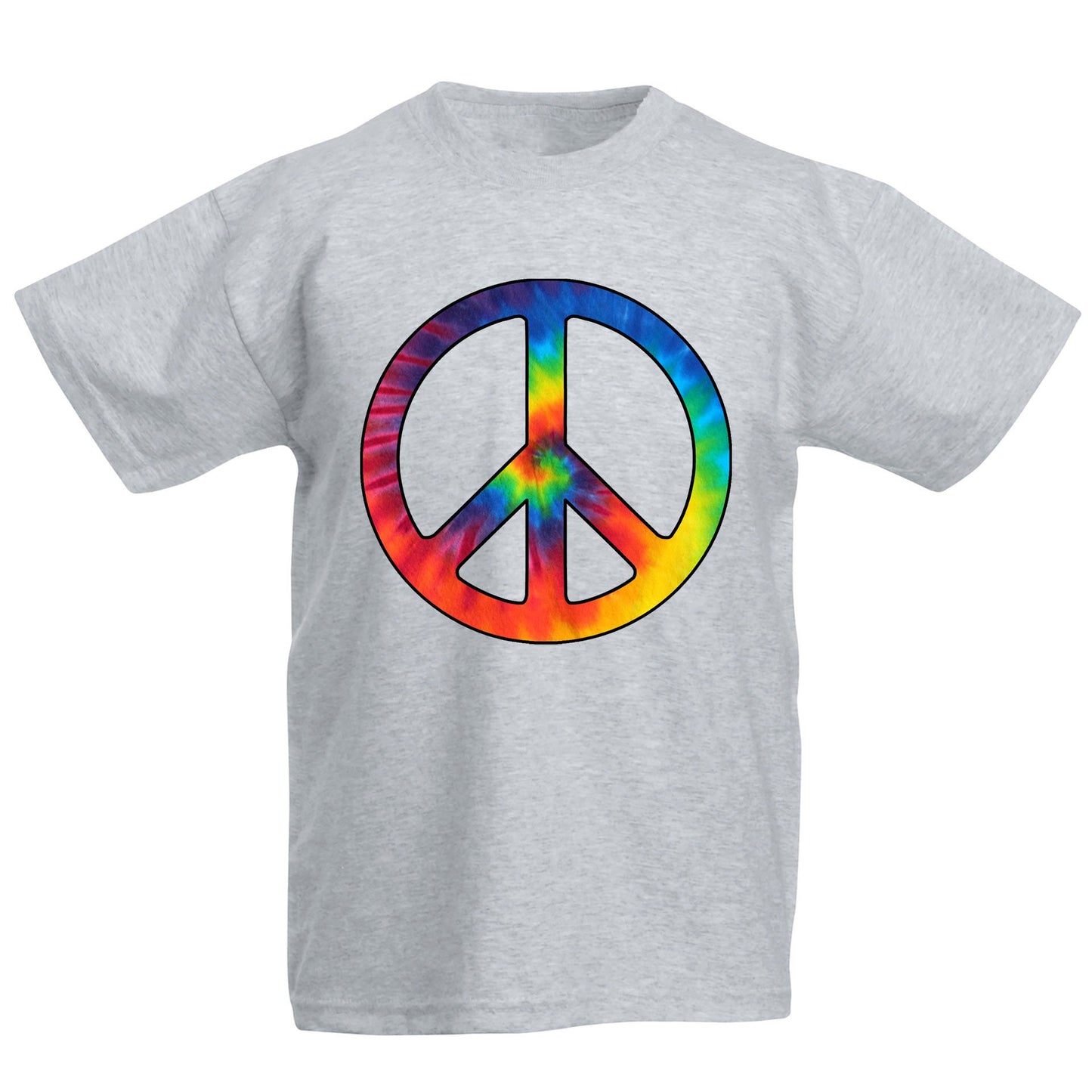 Tie Dye Peace Symbol Kids T-shirt