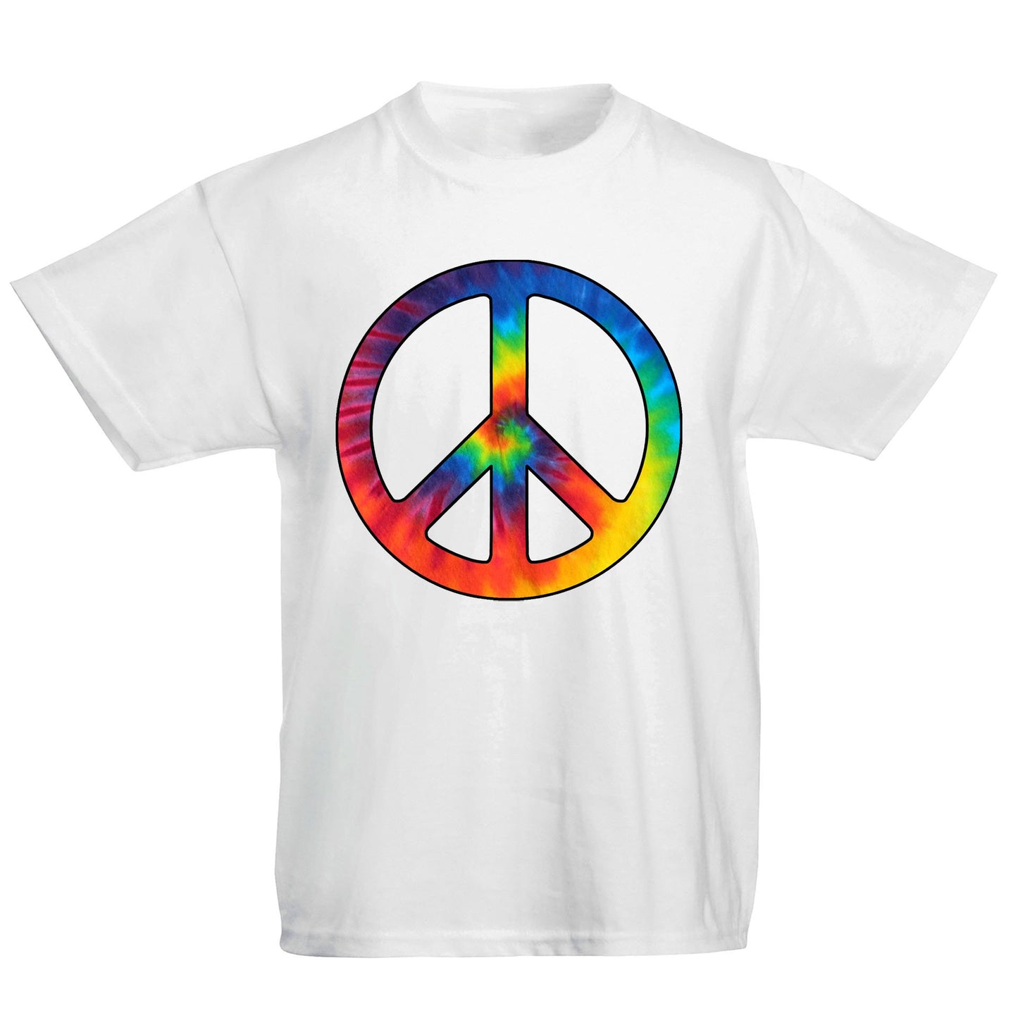 Tie Dye Peace Symbol Kids T-shirt