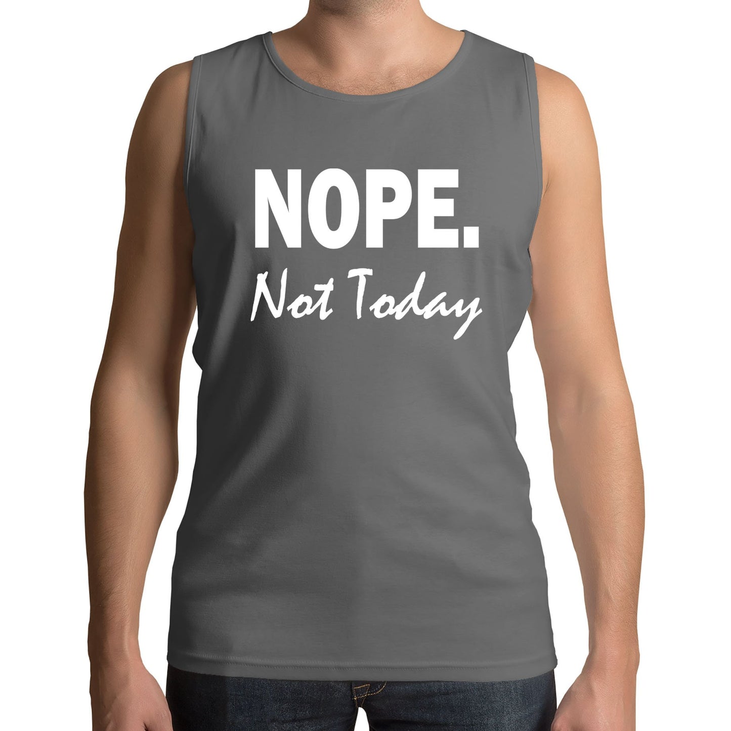 Nope Not Today Mens Vest