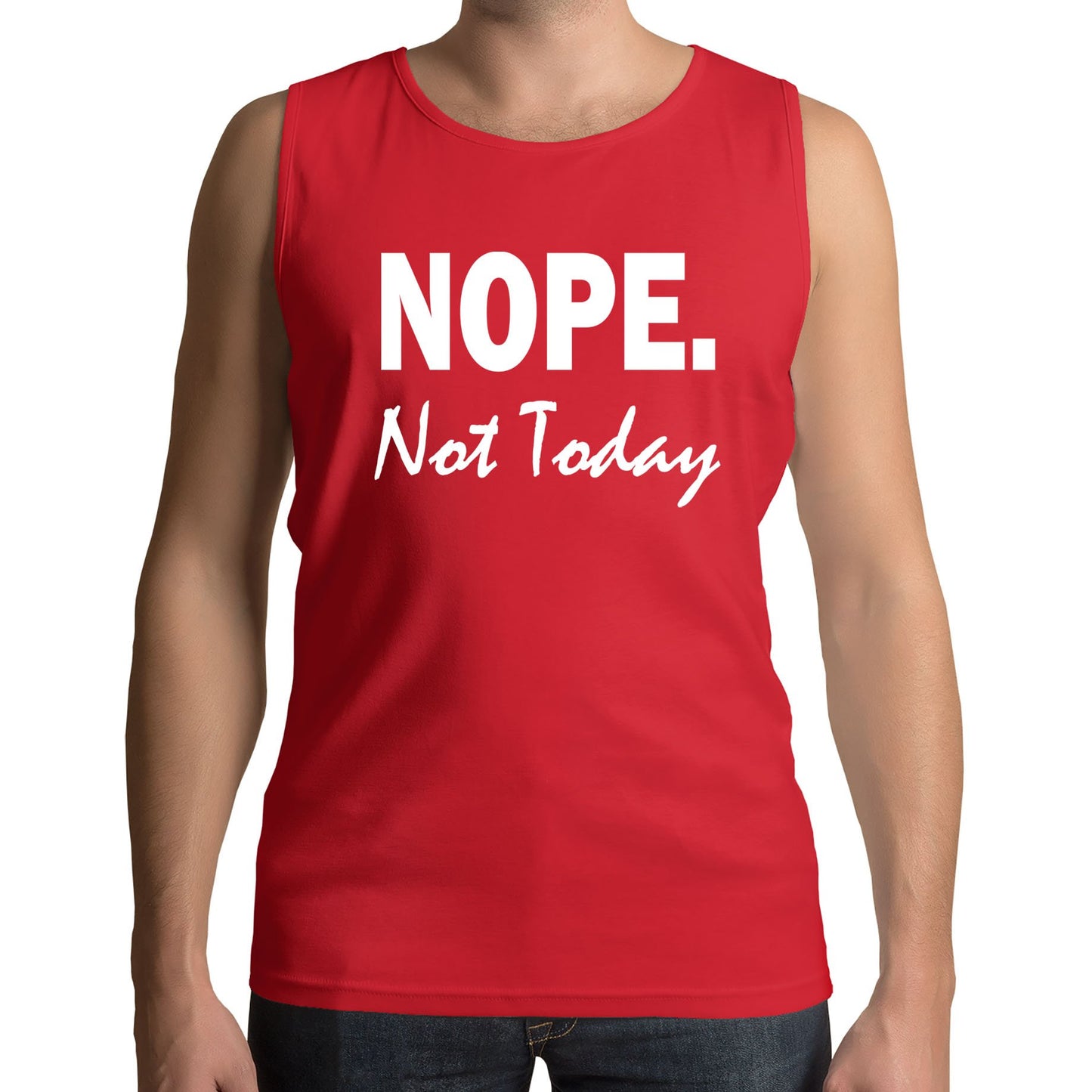 Nope Not Today Mens Vest