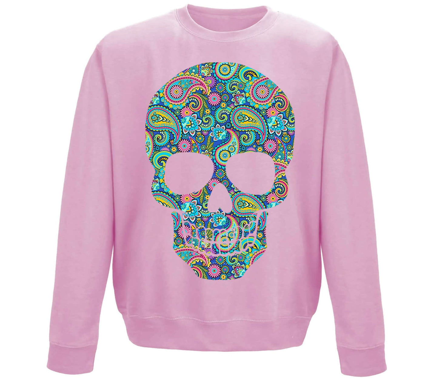Paisley Skull Childrens Sweatshirt