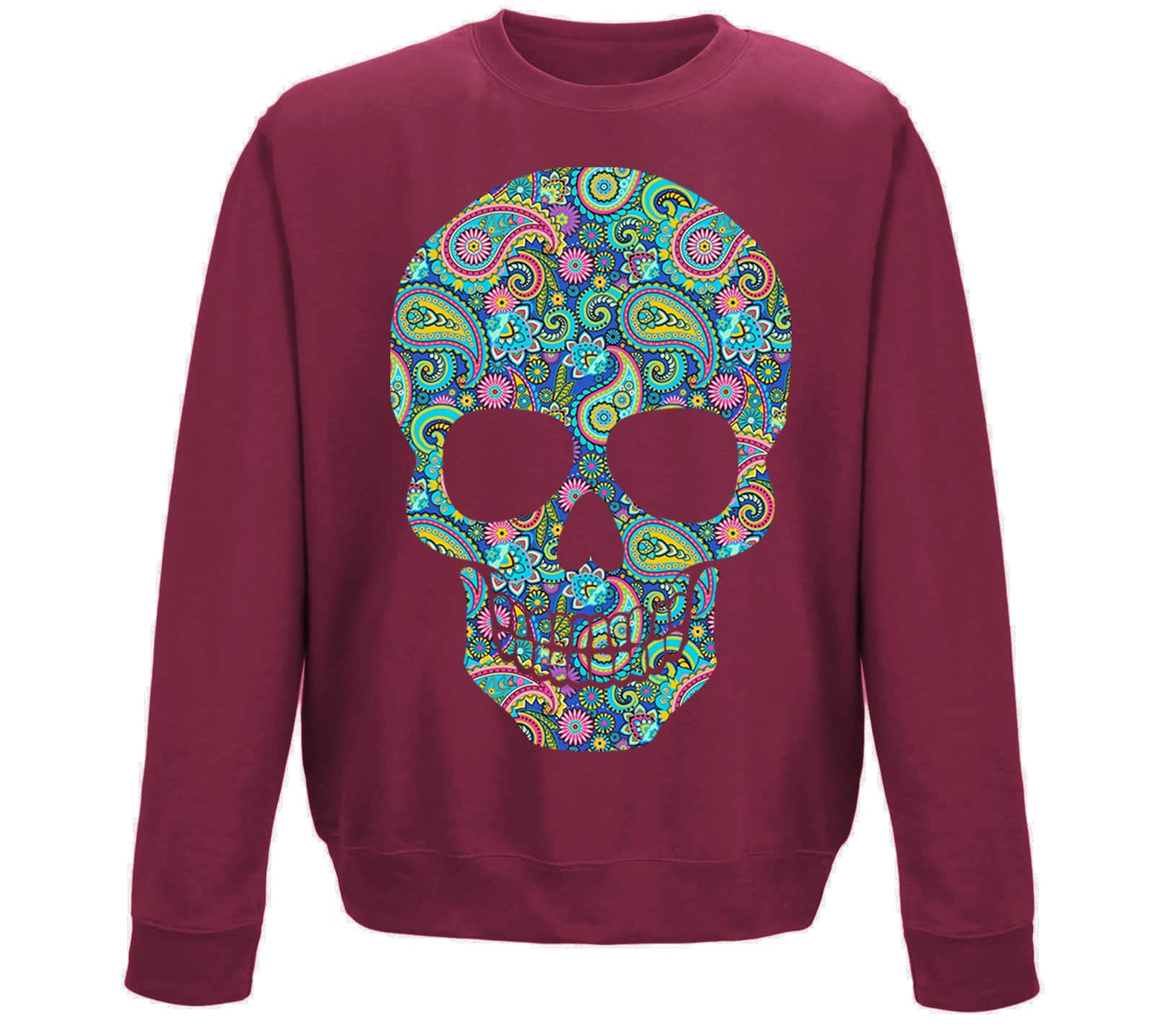 Paisley Skull Childrens Sweatshirt