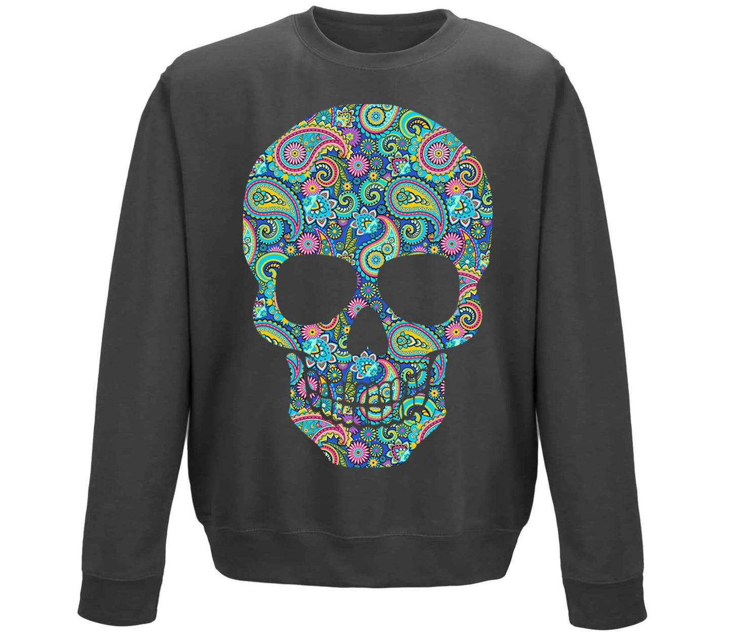 Paisley Skull Childrens Sweatshirt