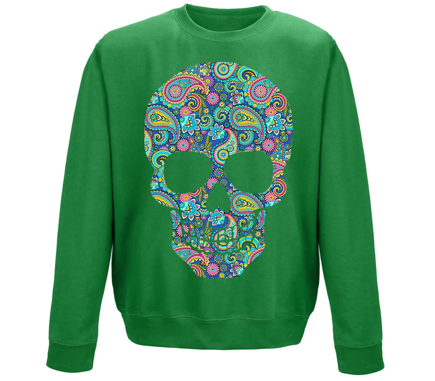 Paisley Skull Childrens Sweatshirt