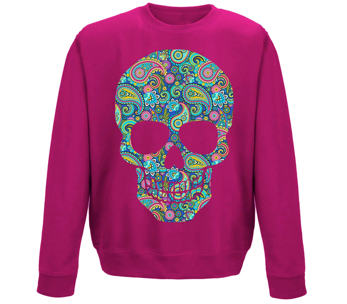Paisley Skull Childrens Sweatshirt