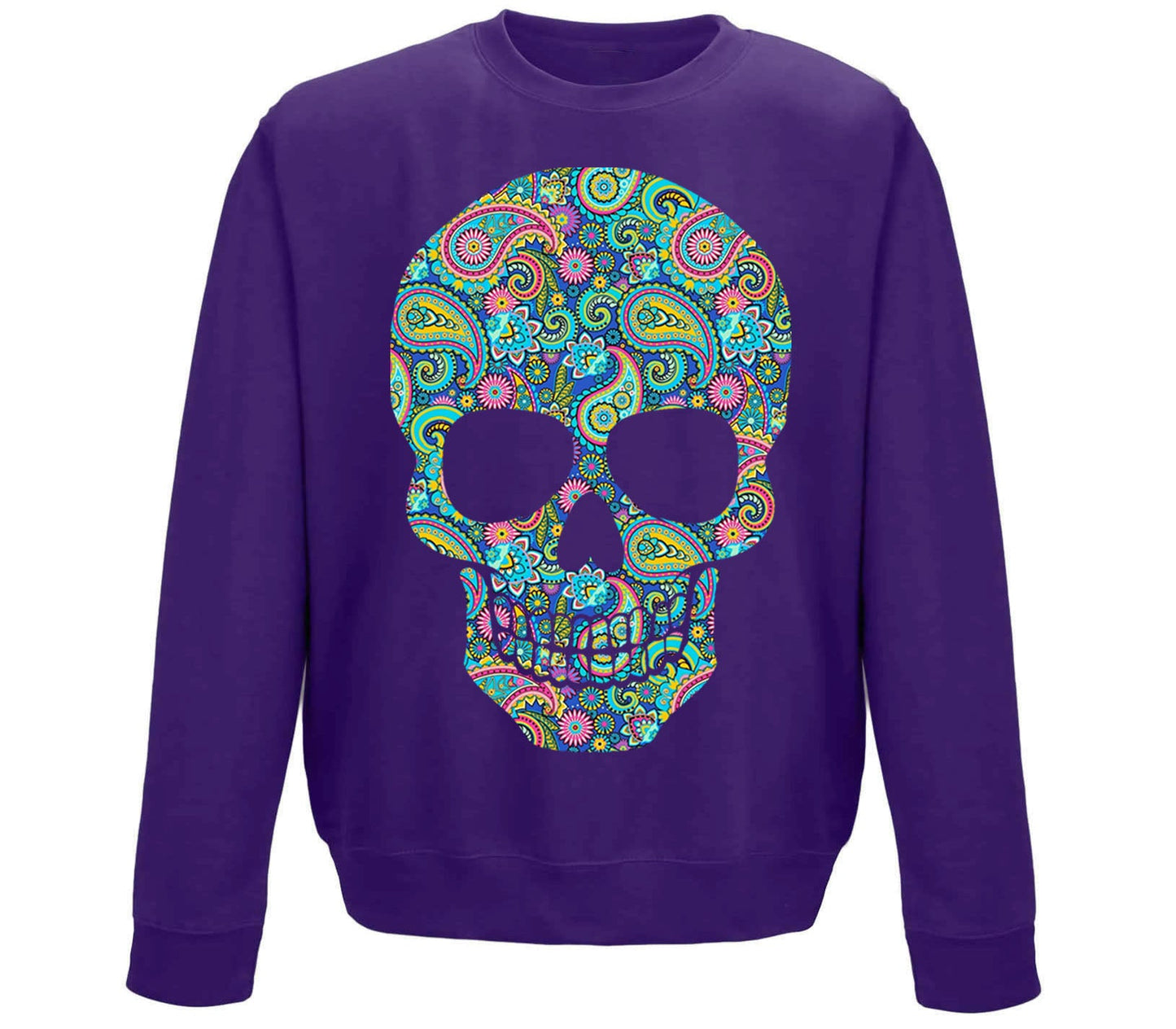 Paisley Skull Childrens Sweatshirt
