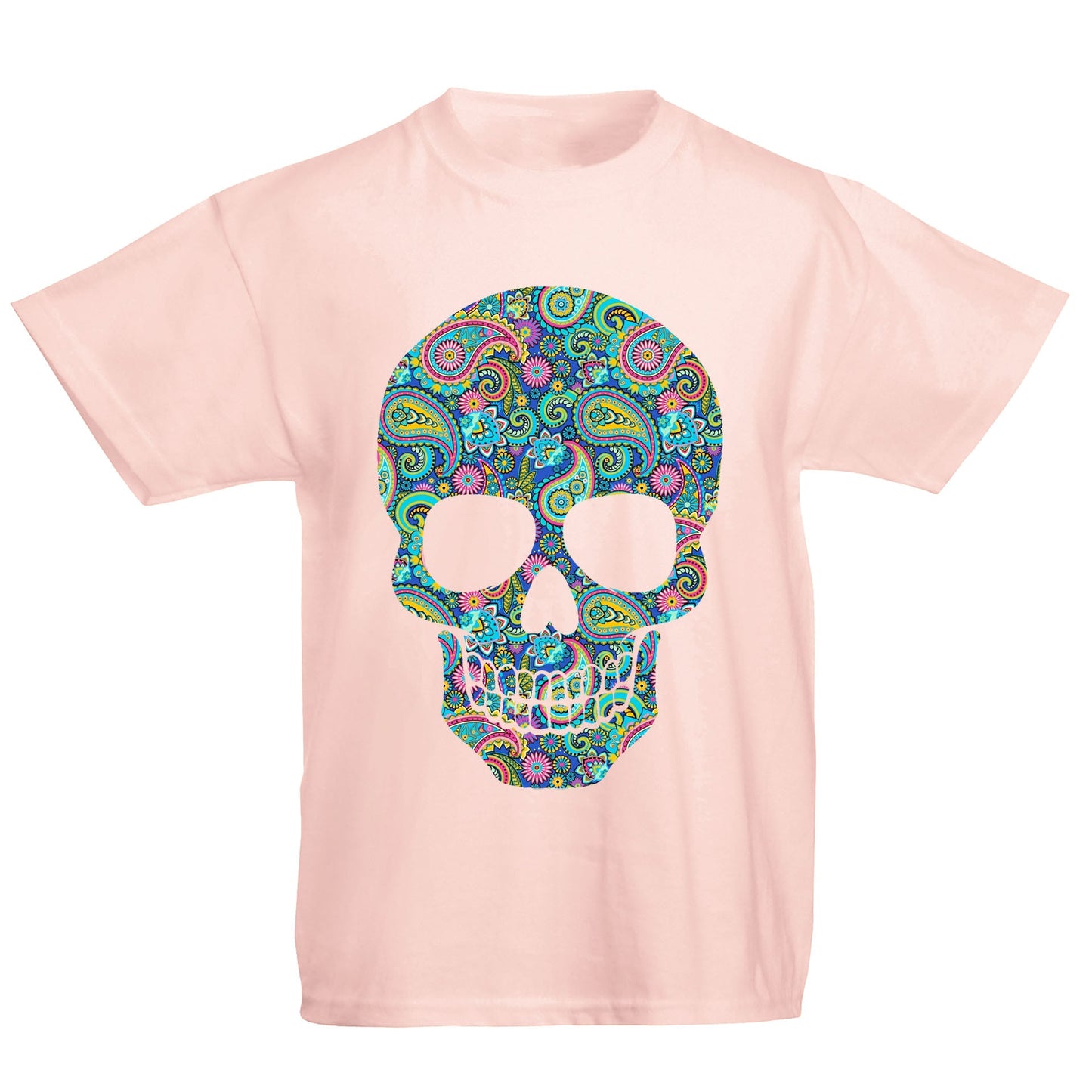 Paisley Skull Kids T-shirt