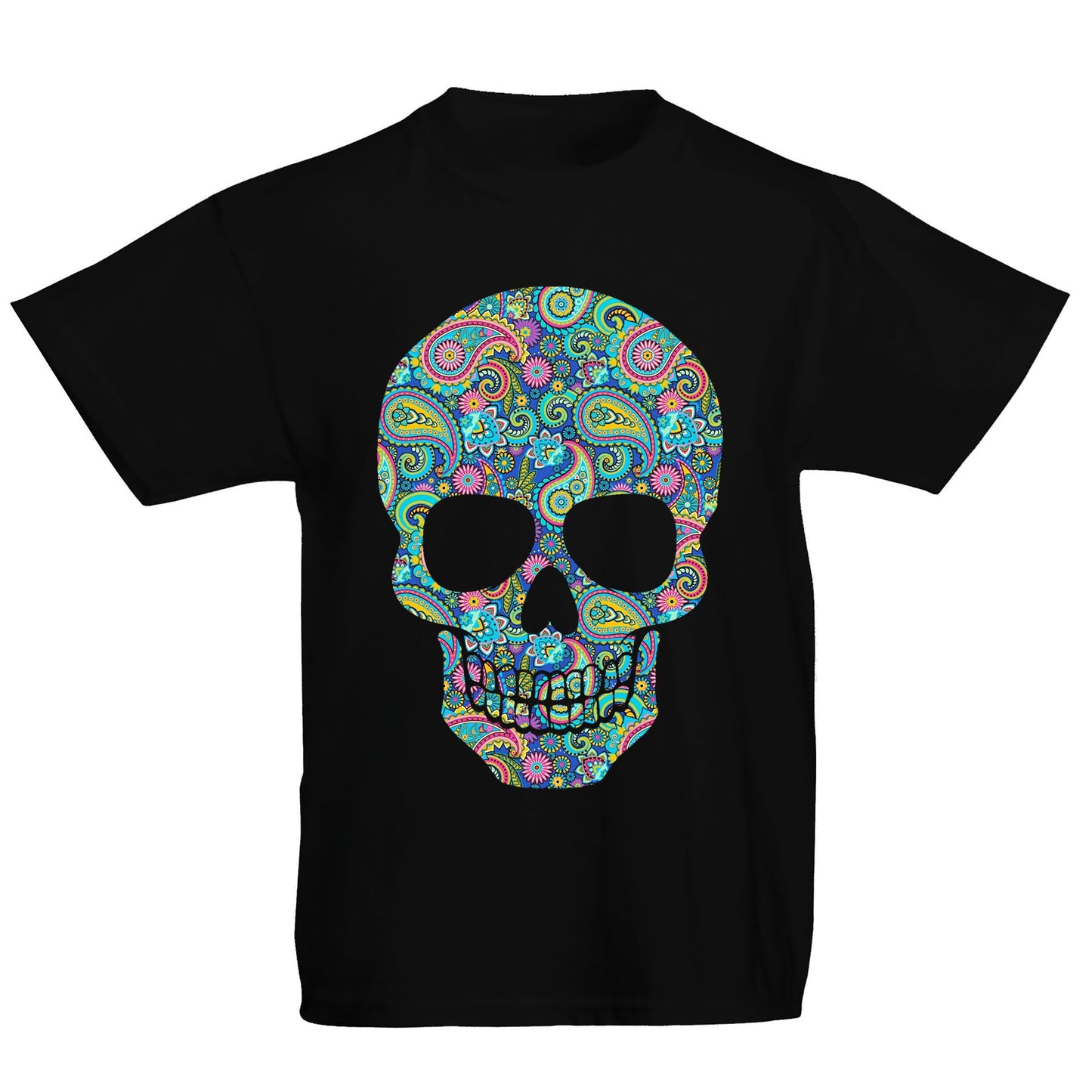 Paisley Skull Kids T-shirt