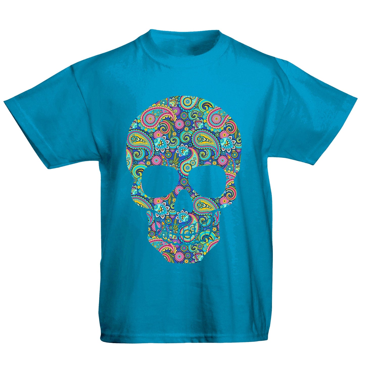 Paisley Skull Kids T-shirt