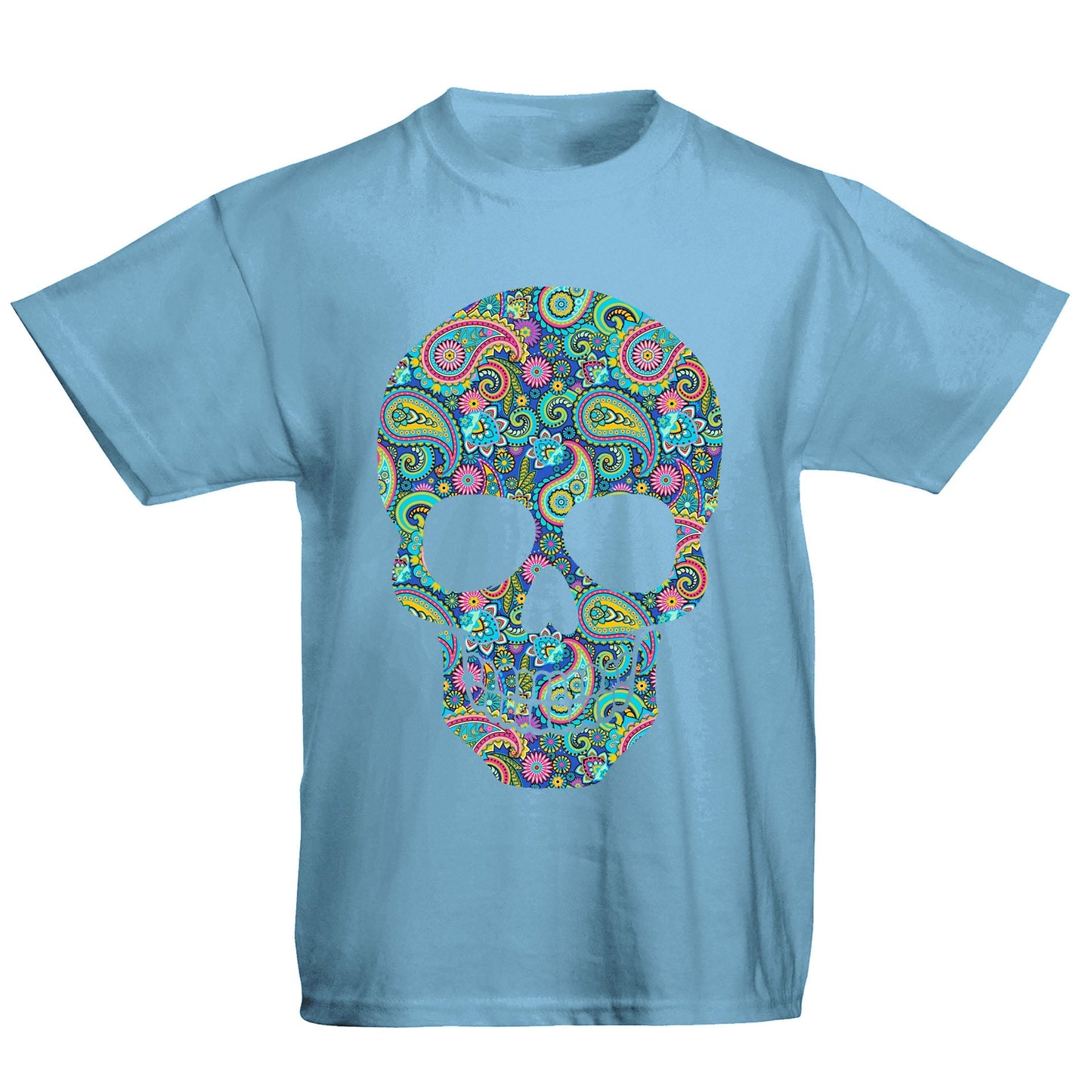 Paisley Skull Kids T-shirt