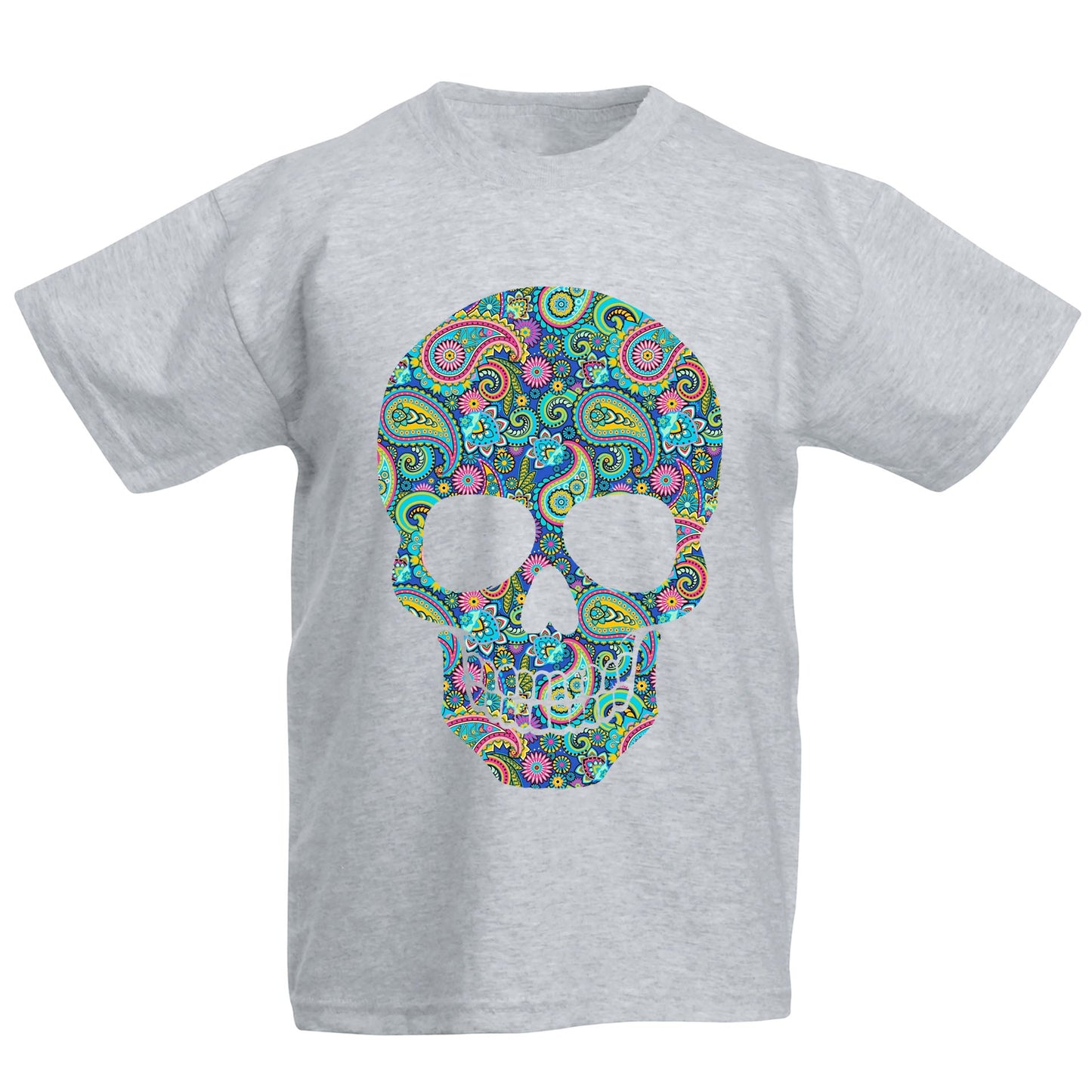 Paisley Skull Kids T-shirt