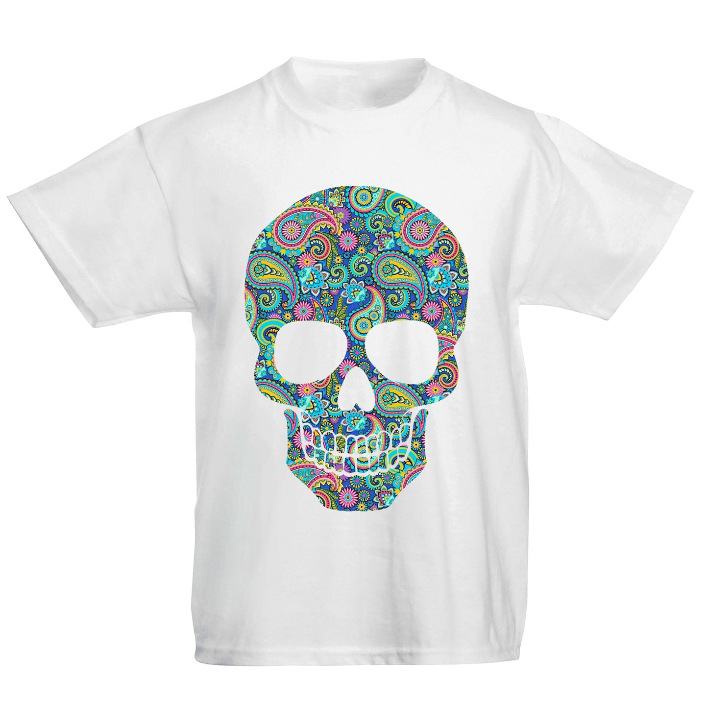 Paisley Skull Kids T-shirt