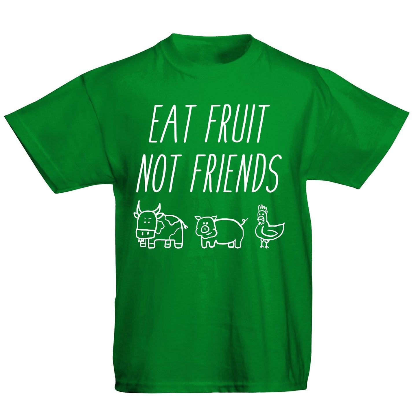 East Fruit Not Friends Vegetarian Kids T-shirt